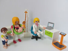 Playmobil Hospital/Clinic furniture & figures: Mum, boy, baby & doctor  NEW