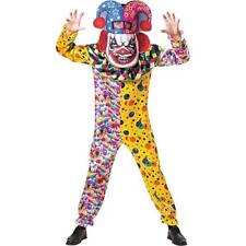 ADULTS SCARY CLOWN COSTUME HALLOWEEN FANCY DRESS CIRCUS FREAK UNISEX JUMPSUIT