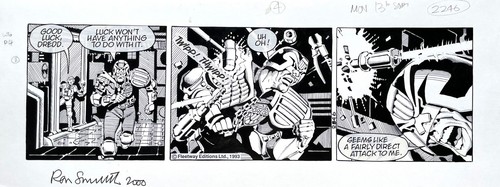 Original judge dredd artwork - original,