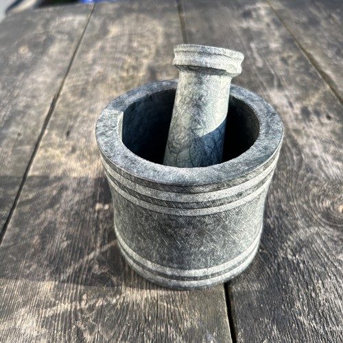 Mortar and pestle - mortar, natural