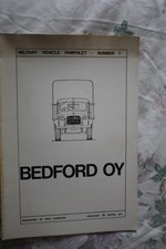 MILITARY VEHICLE PAMPHLET NUMBER 1 BY MIKE CONNIFORD BEDFORD OY 