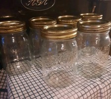 Six vintage Ravenhead Glass