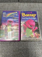 X2 VHS Tape Bundle - Barney's Great Adventure & Barney Good Day Good Night