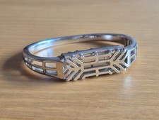 Fitbit Flex 2 Silver Tone Decorative Metal Bangle/Bracelet 
