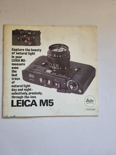 Leica camera 8 in - m5,