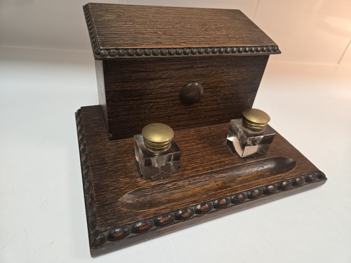 Antique wooden stationary box - antique,