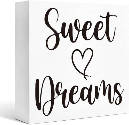 Wooden sign decor - wooden, 5x5