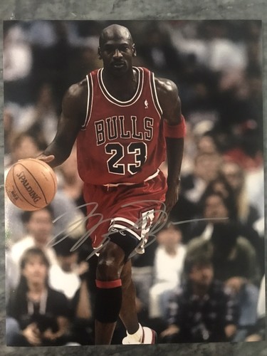 Michael jordan signed chicago - jordan,