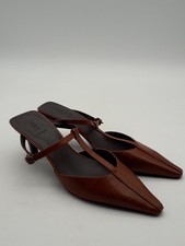 M&S Womens Leather T Bar