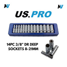 US PRO 14 Piece 3/8" Dr 6