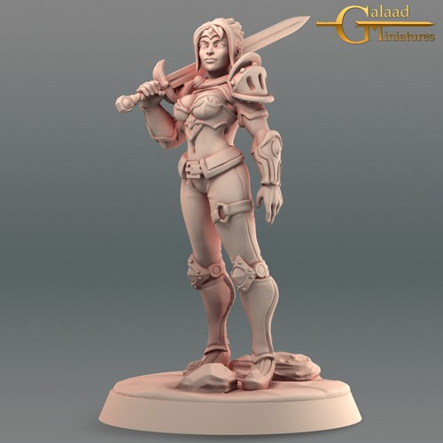 Female warrior sword galaad - female,