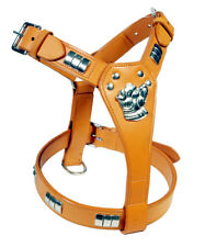 LEATHER DESIGNER DOG HARNESS
