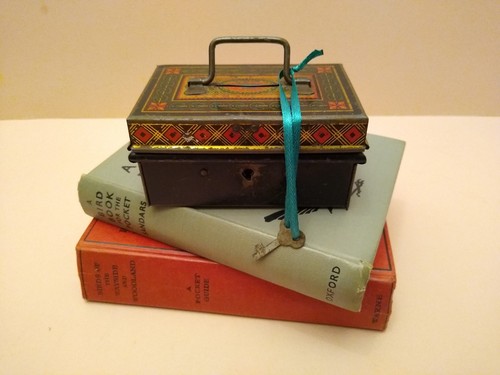 Vintage lithographed metal
