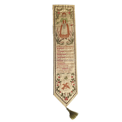 Cash woven bookmark - woven, week