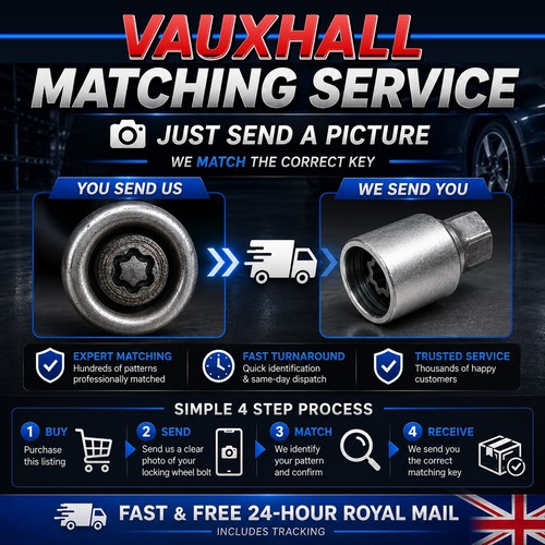 Vauxhall locking wheel nut key - wheel,