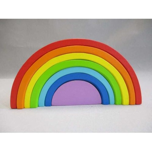 Gamez galore wooden rainbow - wooden,