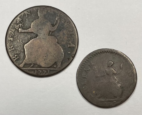 1771 half penny token - 1771,