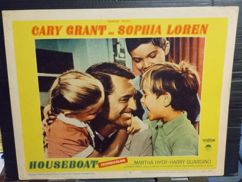Lobby card 1958 - card, houseboat