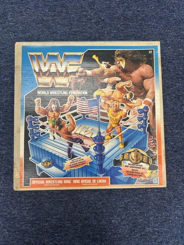 Wwf hasbro wrestling ring 1991 - wrestling,