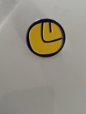 Leeds United Smilie Pin Badge , MOT , LUFC , Memorabilia