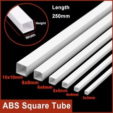 Abs plastic square - tube,