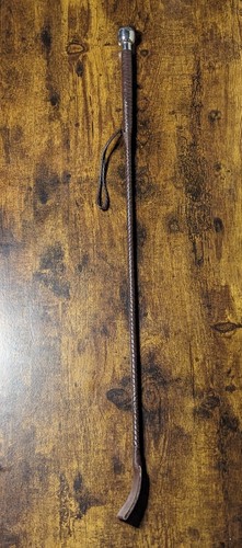 Vintage leather riding crop - riding,