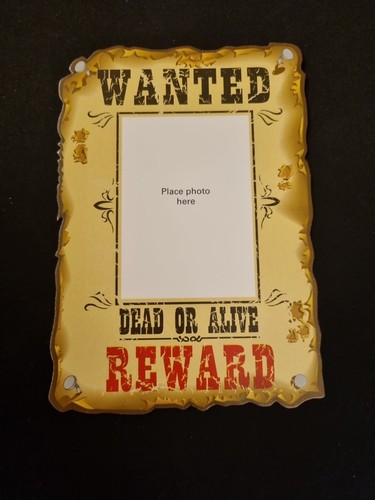 Wanted dead alive paper - wanted,