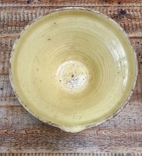 Confit BOWL Gressalle DAIRY  Pottery c1800  Antique   French