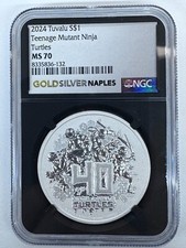 2024 Tuvalu S$1 Teenage Mutant