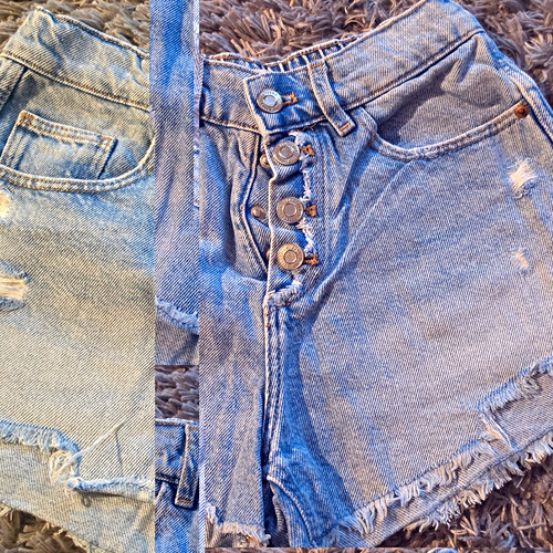 Zara girls light wash blue - girls,