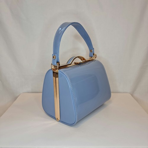 Powder baby blue patent - blue,