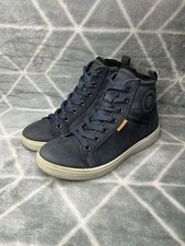 ECCO Goretex Ankle Boots Fleece Lined Side Zip Child’s Size 1 (33)