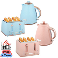 HOMCOM 1.7L Kettle and Toaster