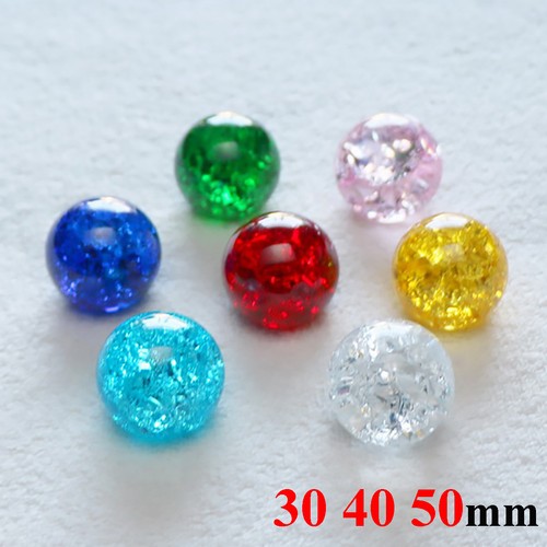 Crackle marbles glass ball - crackle,