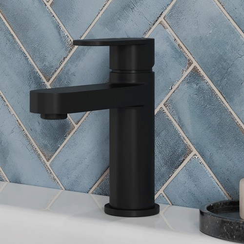 Modern bathroom round - round, mono