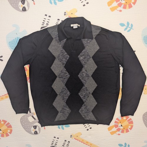 John smedley black open collar - smedley,