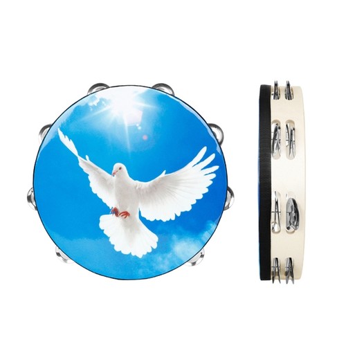 Hand drum bells peace dove - drum,