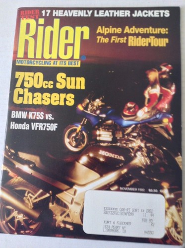 Rider magazine 750cc sun - 750cc,