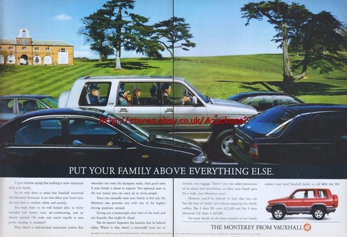 Vauxhall monterey car 1995 - vauxhall,