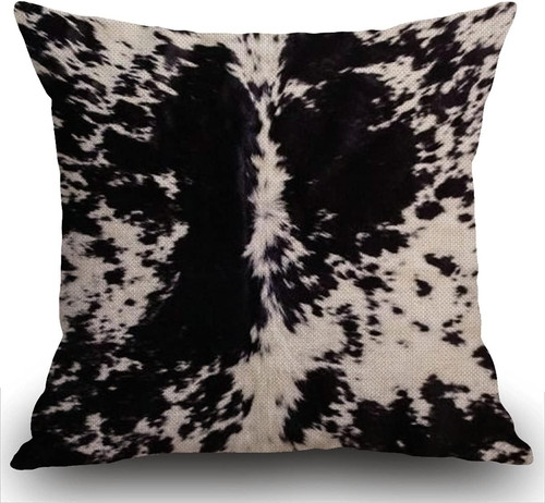 Double sided cowhide - sided, print