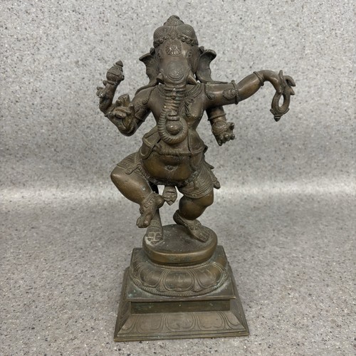 Vintage bronze hindu statue - bronze,
