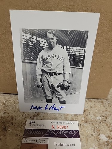 Waite hoyt jsa - jsa, signed