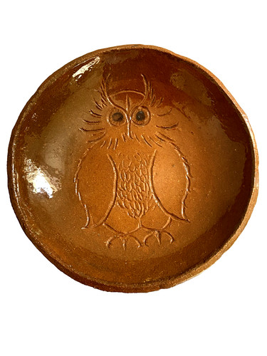 Studio pottery bowl with - bowl,,