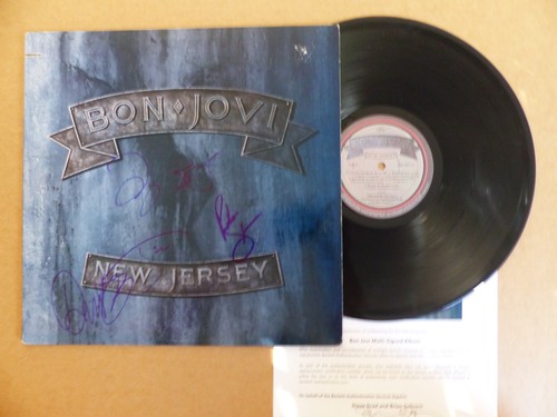 Bon jovi signed autograph - jovi,