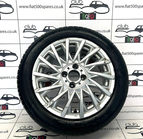 Fiat 500 alloy wheel - alloy,