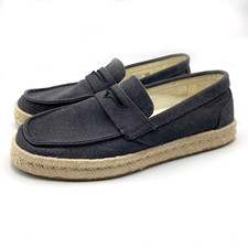 TOMS Men's Stanford Rope 2.0 Moccasin espadrilles in dark grey 8 UK 42 eur 9 US