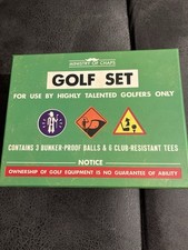 Novelty Golf Set of 3 Balls &