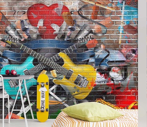 Graffiti guitar r13843 - graffiti,