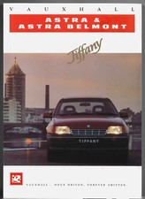 Vauxhall Astra & Astra Belmont Tiffany Limited Editions 1989 UK Market Brochure 