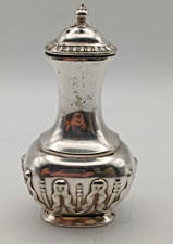 Silver Plate Pepper Pot H.S MC EPNS A1 Edwardian Style